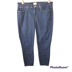 J Crew Toothpick Skinny Blue Jeans